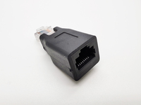 Adaptador Ethernet RJ45 8P8C FTP STP UTP Cruzado, Conector de Extensión de Red LAN RJ45 Macho a Hembra para Cat 6 5e 5