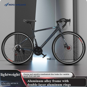 Vélo de montagne pour homme en alliage d'aluminium léger, freins à double disque, capacité de charge de 120 kg - Conception ultra-légère pour la course et les sorties en groupe - Product Image 4