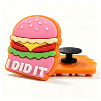 Dekorasi Sepatu Clog Lucu Bertema Musim Panas, Kartun Kpop, Huruf, Minuman, Makanan, Pantai, Bunga, Sepak Bola,  PVC,  Kustom,  Girly