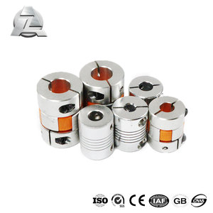 Coupleur d'arbre flexible d'araignée de mâchoire de prune en aluminium de taille compacte pour le servomoteur - Product Image 4