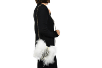 Franges en plumes d'autruche à coudre, ruban de garniture en plumes d'autruche noires teintes, franges en plumes d'autruche moelleuses pour la décoration de fête et de carnaval