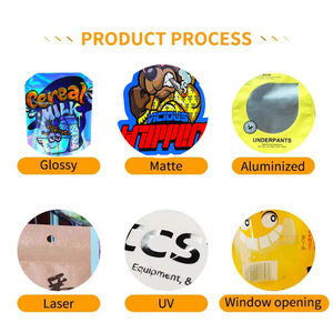 Bolsas de Mylar con Cierre Zip, Bolsas de Aluminio de 3.5 con Cierre Hermético, Impresión Personalizada, a Prueba de Olores, Reutilizables, para Productos de Cannabis, Venta al Por Mayor - Product Image 5