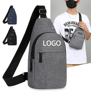 Bolso Bandolera Deportivo Impermeable con Logotipo Personalizado, Bolso de Pecho para <span class=keywords><strong>Hombre</strong></span>, Bolsa de Regalo Promocional, Venta al Por Mayor de Fábrica - Product Image 1