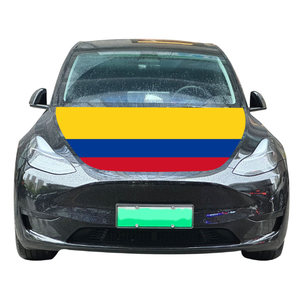Housse de capot de voiture avec drapeau de la Colombie, drapeau de capot de voiture élastique patriotique, bannière de capot de voiture, drapeau de capot de moteur de la Colombie - Product Image 3