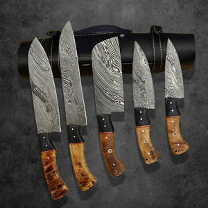 Ensemble de couteaux de chef en acier Damas de qualité supérieure, ensemble de couteaux de cuisine pour chefs, restaurants et cuisine à domicile - Product Image 4