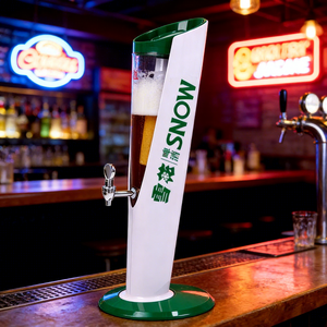 Tour <span class=keywords><strong>de</strong></span> <span class=keywords><strong>fût</strong></span> à <span class=keywords><strong>bière</strong></span> pression lumineuse <span class=keywords><strong>de</strong></span> 3 litres avec distributeur <span class=keywords><strong>de</strong></span> glace pour les fêtes <span class=keywords><strong>de</strong></span> bar et <span class=keywords><strong>de</strong></span> discothèque - Product Image 1