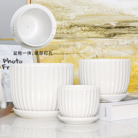 Pots en céramique décoratifs pour plantes, plaqués or rose, écologiques, pour la maison et le jardin, en gros, en tailles grande, moyenne, petite et mini.