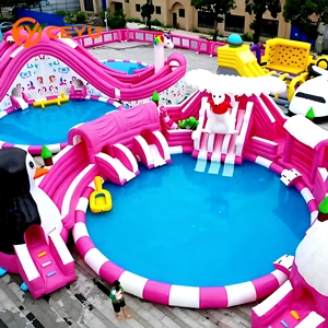 <span class=keywords><strong>Parc</strong></span> aquatique gonflable professionnel de qualité industrielle sur le thème de la glace et de la neige Ceyu Super Large avec <span class=keywords><strong>piscine</strong></span> - Product Image 1