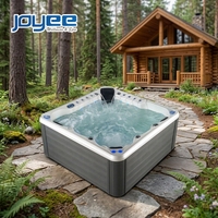 Spa de qualité supérieure pour l'extérieur, bain à remous pour 5 personnes, design de spa de jardin avec massage, fabricant chinois JOYEE