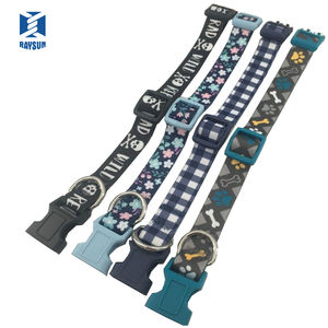 De moda para mascotas suministros de nylon de perro de cuero cámara de silicona <span class=keywords><strong>collar</strong></span> de perro collares para mascotas - Product Image 2