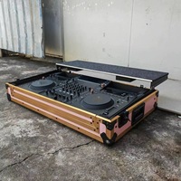 Dapat disesuaikan Pioneer OPUS QUAD Mixer DDJ FLX6 Case 10 kotak aluminium penerbangan dengan roda dan pegangan OEM & ODM didukung