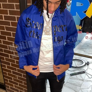 Latest Design Custom Coat <b>Zip</b> <b>up</b> <b>Jacket</b> 100% Nylon Breathable Quick Drying Oversized Windbreak <b>Jacket</b> for Men - Product Image 4