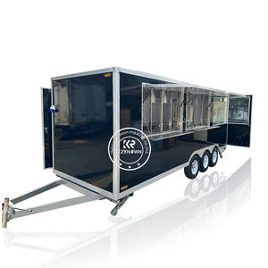 2025 Fully Catering Equipped Food Truck Hot Dog Food <b>Cart</b> USA Customized Food Trailer With Full Restaurant <b>Kitchen</b> Equipments - Product Image 4