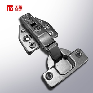 Charnière réglable à fermeture douce hydraulique en acier laminé à froid nickelé, style moderne, pour chambre et cuisine, fabriquée en Chine - Product Image 1
