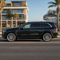 Jantes forgées sur mesure 21 22 23 pouces compatibles avec Benz GLS X167 5x112, concaves profondes, finition argent poli, certifiées TUV JWL