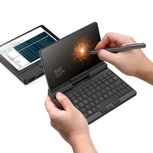 One-Netbook A1 Pocket Laptop Engineer PC 7.0 Inch Fingerprint Unlock Dual Band WiFi 8GB+512GB SSD Win10 Core I3 Laptop Computer