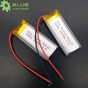 Batería de Polímero de Litio Blue Taiyang 102051, Baterías Lipo de Iones de Litio de 3.7v 1000mah - Product Image 1