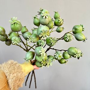 Bouquet de baies artificielles Meng Jie 30cm-100cm en PVC, fruits décoratifs pour la décoration de la maison, arrangement floral - Product Image 4