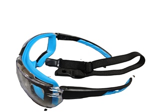 Lunettes de sécurité anti-buée pour l'extérieur certifiées CE EN166 Cadre en PC Lentille en polycarbonate Matériau ABS Lunettes de protection anti-rayures - Product Image 3