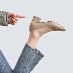 Boom nuove scarpe alla moda in tela quattro stagioni scarpe Casual con tacco spesso da donna per anziani per uomo e donna - Product Image 4