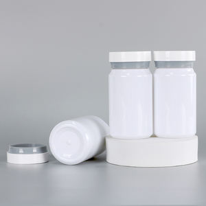 ขวดยาพลาสติกสีขาวพร้อมฝาปิดกำหนดได้เอง - Product Image 1