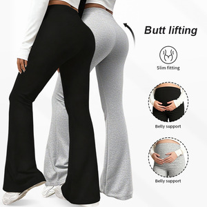 King Mcgreen Star <span class=keywords><strong>Pantalon</strong></span> skinny taille haute à jambe large pour <span class=keywords><strong>femme</strong></span> <span class=keywords><strong>enceinte</strong></span>, nouveau style automne et hiver, <span class=keywords><strong>pantalon</strong></span> extérieur - Product Image 3