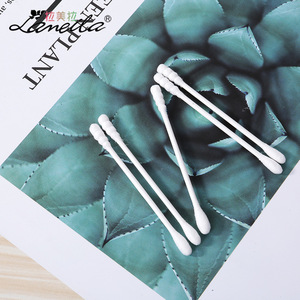 Hisopos de Algodón Lamela, 400 Unidades, Doble Cabeza, Punta Redonda, Multiusos para Maquillaje y Cuidado de la Piel - Product Image 2