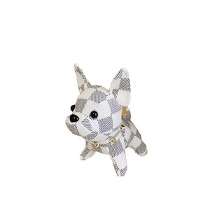 Trendy French Bulldog Leather Pendant Keychain Cotton <strong>Plush</strong> Dog Bag Charm Buckle Chain for Backpack Handbag <strong>Plush</strong> <strong>Keychains</strong> <strong>Toys</strong> - Product Image 4