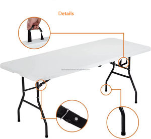 Mesas Plegables <span class=keywords><strong>de</strong></span> Aluminio para Exteriores, Personalizables <span class=keywords><strong>de</strong></span> Fábrica, para Campamentos, Fiestas y Bodas - Product Image 3