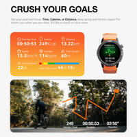 Reloj Inteligente W1 Pro con GPS, Mapa sin Conexión, Resistente al Agua 5ATM IP68, Llamadas por Bluetooth, 370mAh, 2025, para Hombre y Mujer