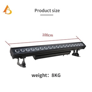 Luces LED para Pared, Luces de Escenario, Discoteca, Bar, Club Nocturno, Carcasa de Aluminio Negra, Luces LED de Batería para Pared - Product Image 5