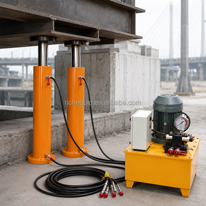 Vérin hydraulique à bride robuste pour travaux de génie civil des ponts et construction portuaire - Product Image 6