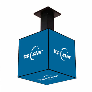 Tùy chỉnh 480*480 mét điều khiển không đồng bộ p2.5 trong nhà 4 bên Cube LED hiển thị quảng cáo Màn hình HDR10 + 600nits LED hiển thị - Product Image 1