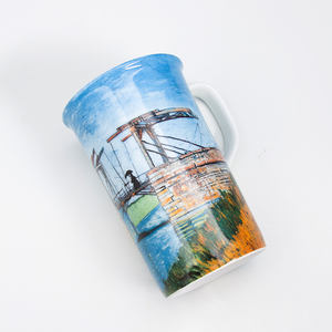 Mug à café en céramique de grande taille 500 ml en porcelaine fine de bonne qualité, Vincent <span class=keywords><strong>Van</strong></span> <span class=keywords><strong>Gogh</strong></span> - Product Image 4