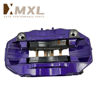 Kit kaliper rem depan 4 Pot upgrade MXL9200, Kit kaliper rem besar paduan Aluminium untuk roda 17-18 inci Kit rem olahraga