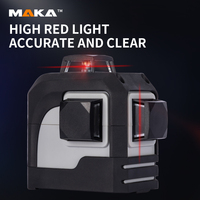 Niveau Laser rotatif automatique Land, 360, 5 lignes, couleur lumière verte, température à distance de précision