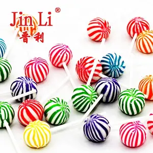 China Bestseller Multi Color Fruitige Smaak Harde Lolly Candy Custom Made Lolly 'S