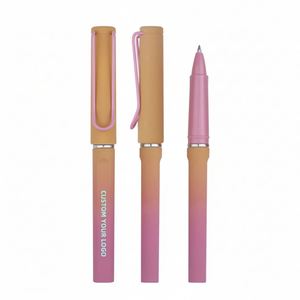 Bolígrafo de Gel de Plástico de Gran Capacidad de 0.5 mm, Tinta Azul y Negra, Bolígrafo Promocional para Firmas con Logotipo Personalizado - Product Image 2