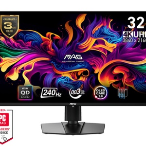 MSI MAG 321UPX 3840, Monitor Gaming OLED 32 "4K UHD Quantum Dot, 2160X0,03, 240 ms, Hz Negro - Product Image 1