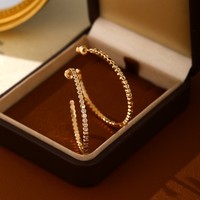 Anting Hoop Besar Honeycomb Cubic Zirconia Warna Perak Berlapis Emas Asli Perhiasan Telinga Mewah untuk Wanita Grosir