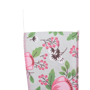 Fiocchi Grandi Rosa in Tela di Juta Naturale per Albero, Matrimonio, Festività, Artigianato, Fiori Estivi e Primaverili, Ghirlande per Porta d'Ingresso - Product Image 5