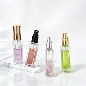 5ml 8ml 10ml 15ml 20ml Empty Square Glass Perfume Bottles with Pump Sprayer and <strong>Reed</strong> Diffuser <strong>Screen</strong> Printed - Product Image 2