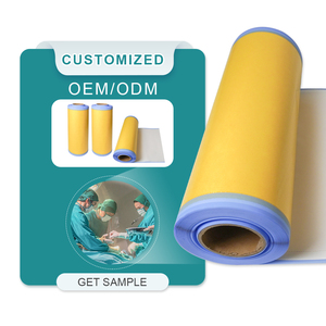 Film adhésif chirurgical en rouleau, infusé à l'iode, imperméable et perméable à l'air, en PU, format jumbo, personnalisé OEM, le plus vendu en gros - Product Image 1