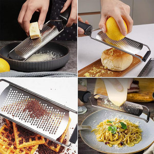 Professionnel <span class=keywords><strong>parmesan</strong></span> agrumes gingembre noix de muscade ail chocolat fruits grtaer cuisine acier inoxydable fromage <span class=keywords><strong>râpe</strong></span> lime citron zesteur - Product Image 3
