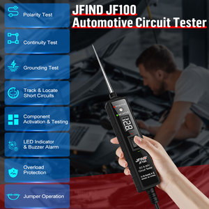 Automotive-Stromkreisprüfer JFIND JF100 Power Probe Kit mit Digitalanzeige DC6-30V Auto-Stromkreisprüfer - Product Image 6