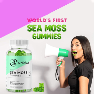 Gummies de musgo de mar hechas a medida Bladderwrack Seamoss Gummies Soporte de tiroides Musgo de mar irlandés Mejora la digestión Gummy - Product Image 5