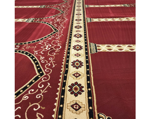 The Huge Manufacturer Provides the Affordable Luxury 100% Polyester Printed or Hand Tufted Muslim Masjid Prayer Carpet Rug Wall - Product Image 6