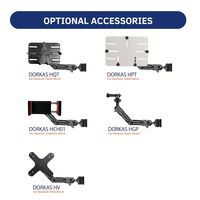 Support de tablette, iPad, téléphone, caméra CCTV pour appuie-tête de voiture, en aluminium, réglable, rotation à 360°, pour siège arrière