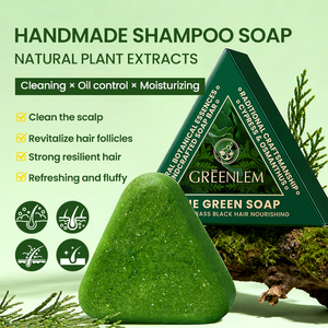 Usman cây bách tự nhiên rắn dầu gội thanh cho tóc tăng trưởng chống rụng tóc Handmade Thảo Dược Chăm sóc tóc xà phòng cho nam giới và phụ nữ - Product Image 2