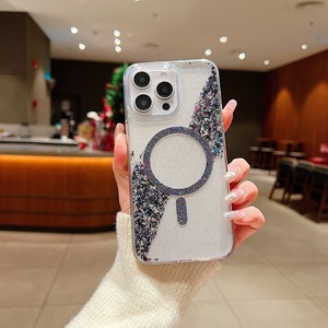 Funda Magnética Transparente con Purpurina de Lujo para <span class=keywords><strong>iPhone</strong></span> 17 16 15 14 13 <span class=keywords><strong>112</strong></span> - Product Image 6